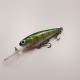 3" Shad - Silver / Green / Black Stripes